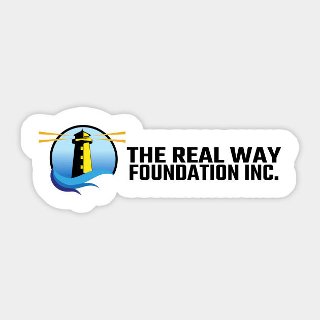 The Real Way Foundation Full Logo Sticker by The Real Way Foundation